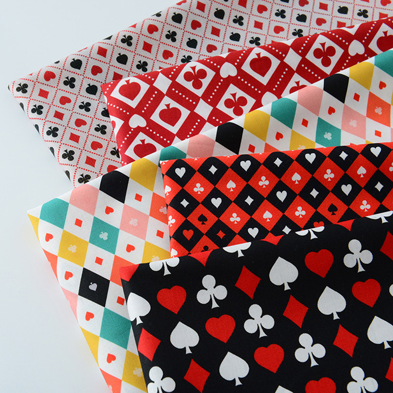 Sewing Textiles - Ins Poker Element Bawełniana tkanina z