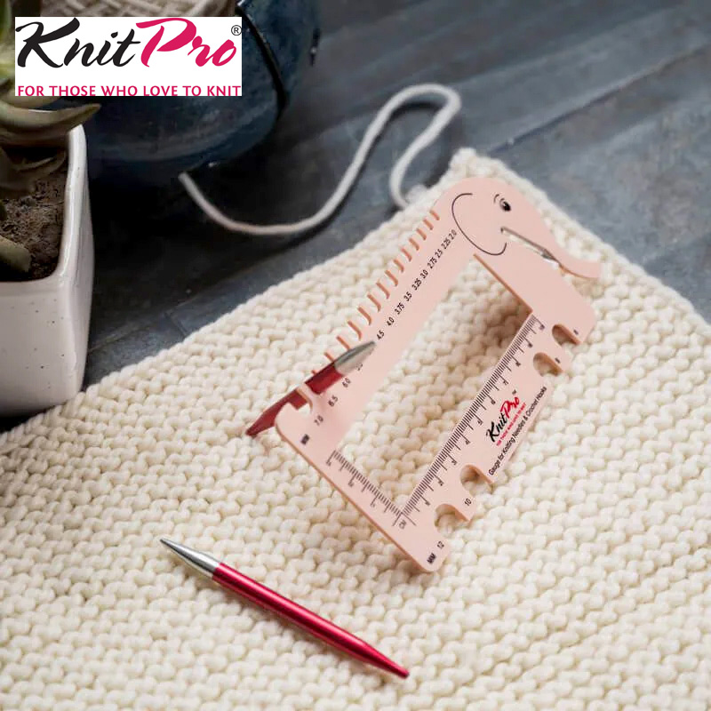 Miernik grubości włóczki Knitp – Sewing Textiles recenzja i cena