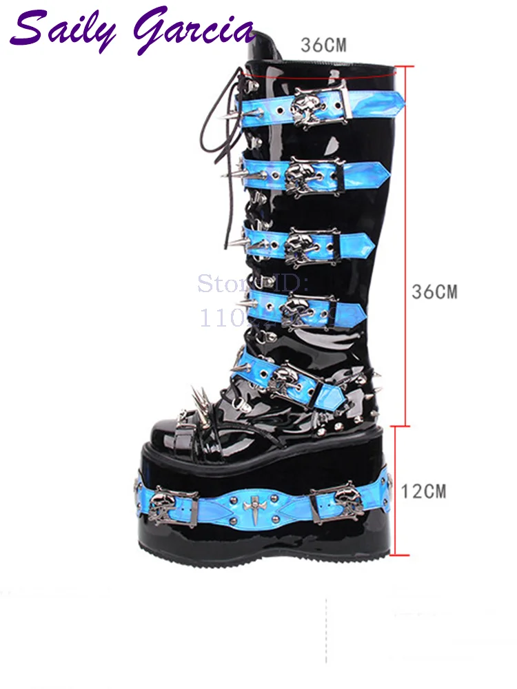 Botki do kolan w stylu punk z  – Sewing Zipper recenzja i cena