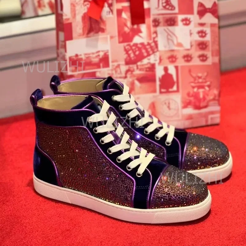 Ciemnofioletowe sneakersy męsk – Sewing Nylon recenzja i cena