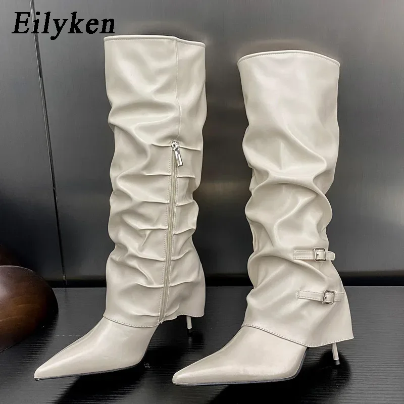 Eilyken Modne plisowane kozaki – Sewing Zipper recenzja i cena
